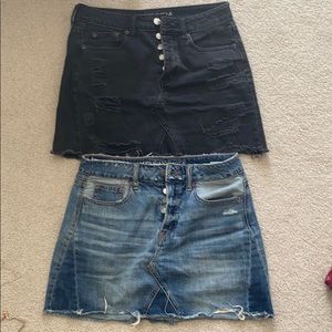 Jean skirts